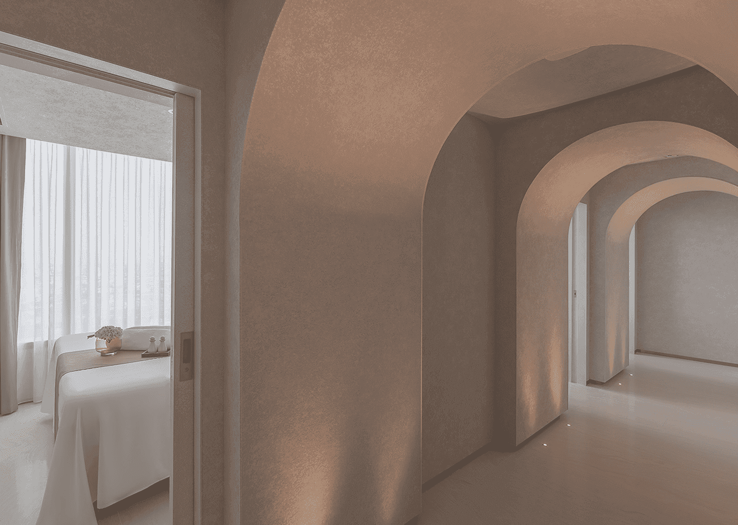 Relaxing spa massage